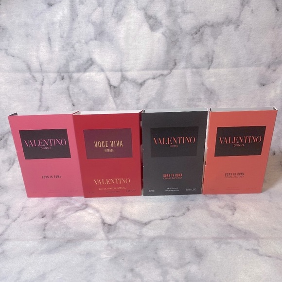 Bundle 4 Luxury Brand Samples - VALENTINO - Picture 2 of 10